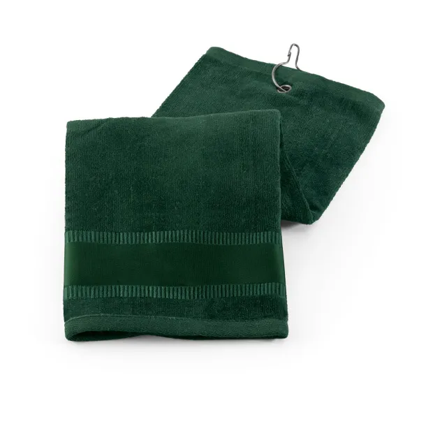 GOLFI ručnik za golf, 430 g/m² Tamno zelena