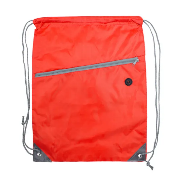  Drawstring bag red