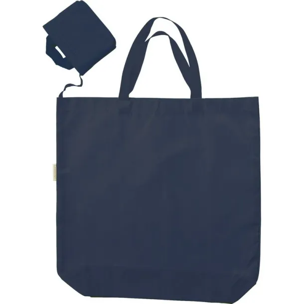  Foldable shopping bag navy blue