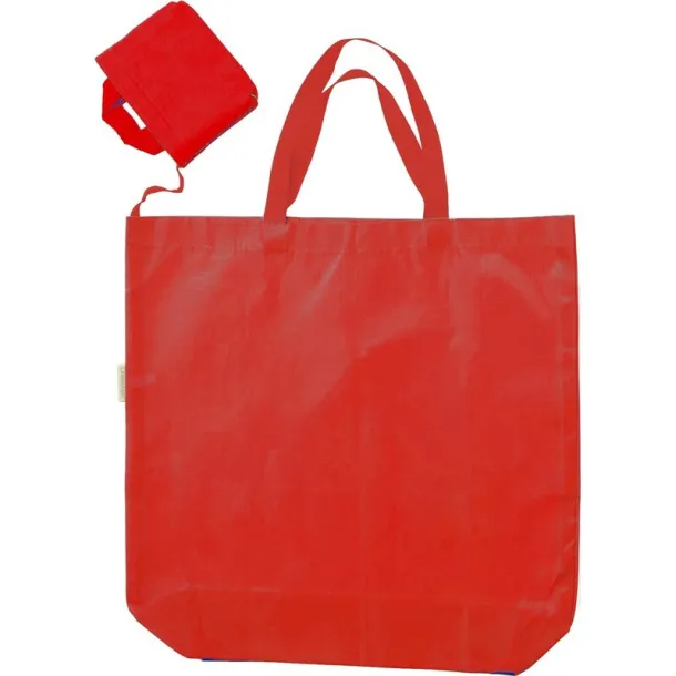  Foldable shopping bag red