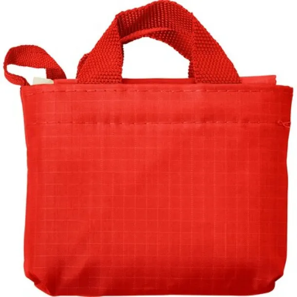  Foldable shopping bag red