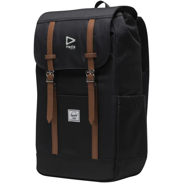 Herschel Retreat™ reciklirani ruksak za prijenosno računalo 23L, 15/16" - Herschel Crna