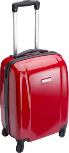 VERONA PC and ABS trolley  red