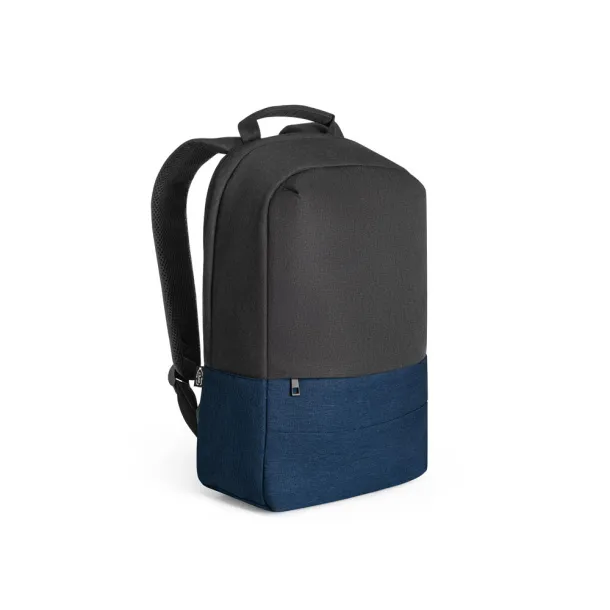 GENOA BPACK Anti-theft backpack in 600D high-density recycled polyester Blue