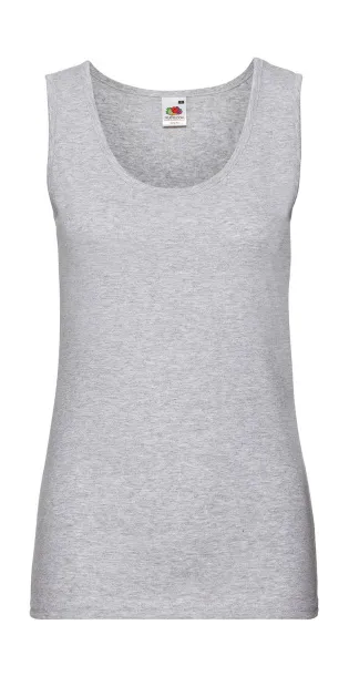  Ladies Valueweight Vest - Fruit of the Loom Heather Grey