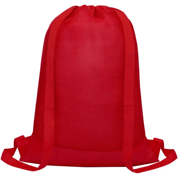 Nadi mesh drawstring backpack - Unbranded Red