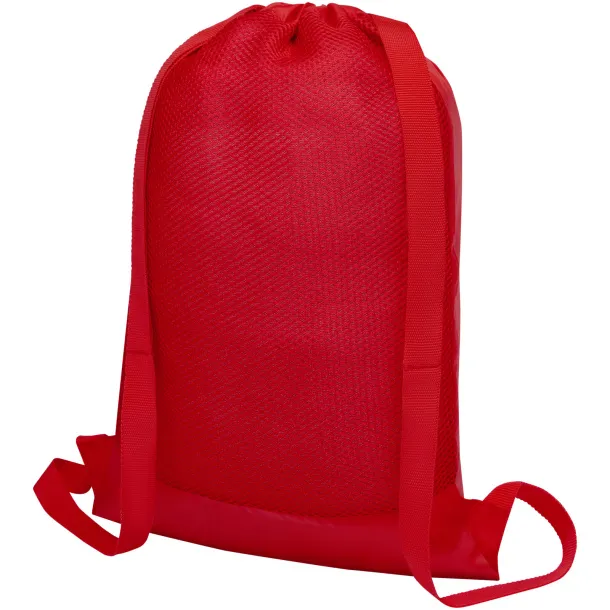 Nadi mesh drawstring backpack - Unbranded Red