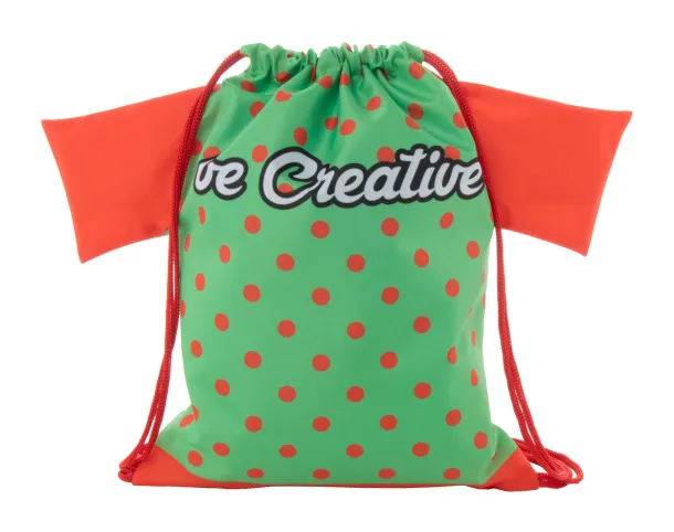 CreaDraw T Kids custom drawstring bag for kids Red