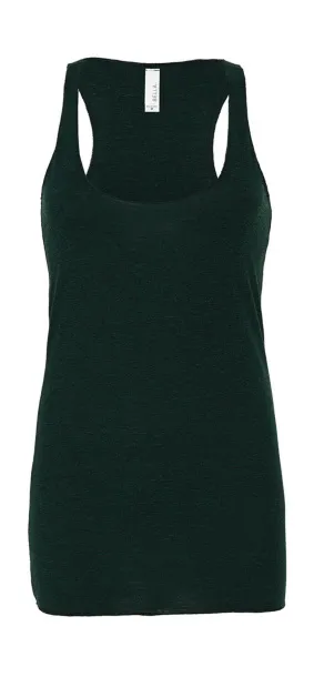  Triblend Racerback Tank Top - Bella+Canvas Emerald Triblend