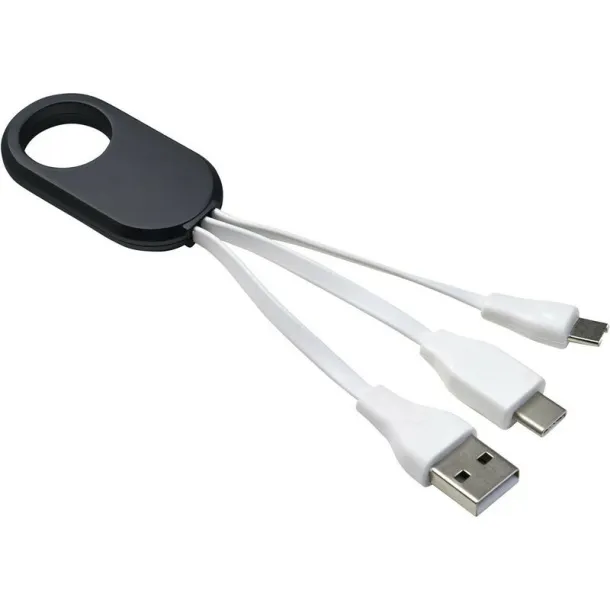  Charger cable set black