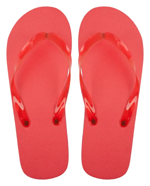 Boracay beach slippers Red