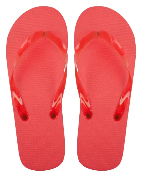 Boracay beach slippers Red