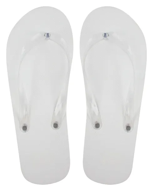 Boracay beach slippers White