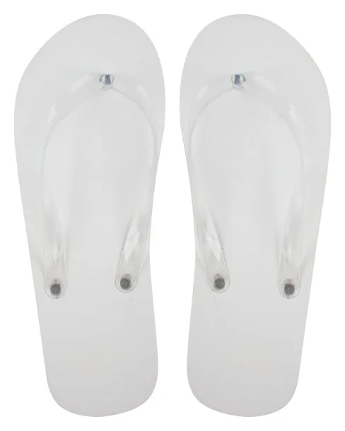 Boracay beach slippers White