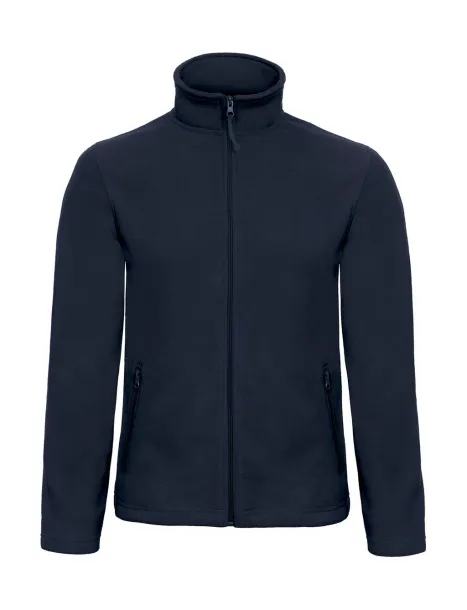  Muška jakna od mikroflisa - B&C Outerwear Mornarsko plava