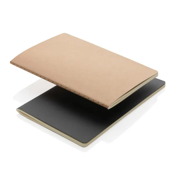  A5 FSC® standard softcover notebook - XD Collection Black 