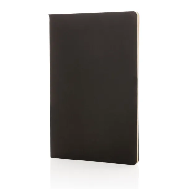  A5 FSC® standard softcover notebook - XD Collection Black 