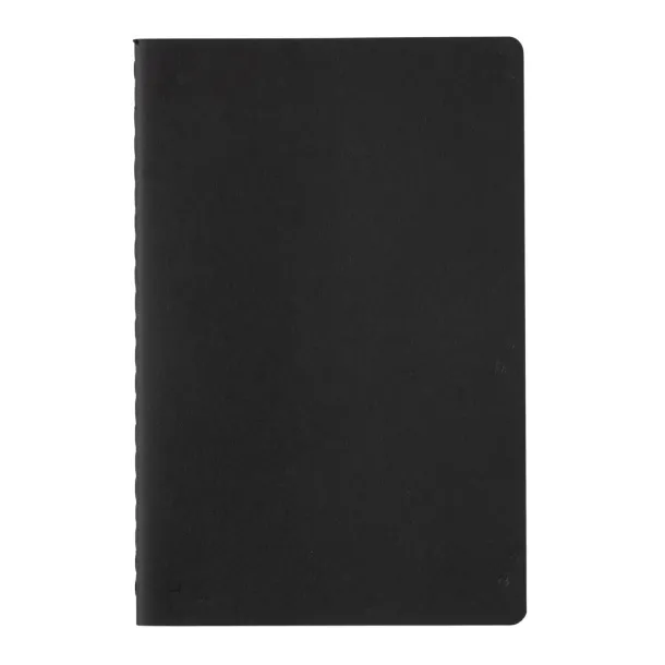  A5 FSC® standard softcover notebook - XD Collection Black 