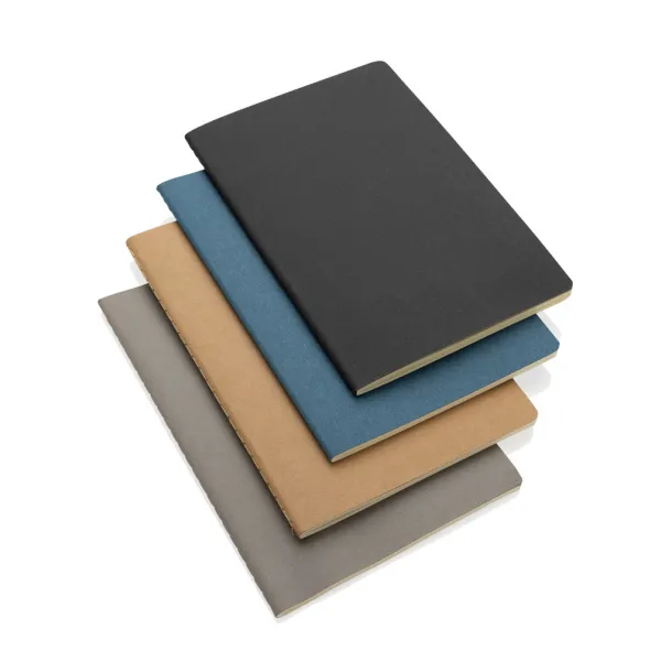  A5 FSC® standard softcover notebook - XD Collection Black 