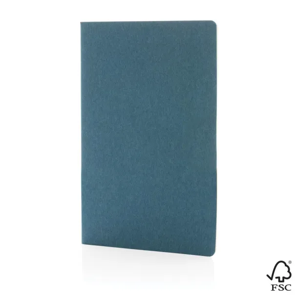  A5 FSC® standard softcover notebook - XD Collection Blue 