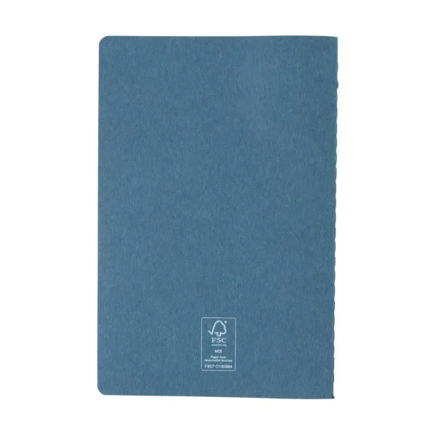  A5 FSC® standard softcover notebook - XD Collection Blue 