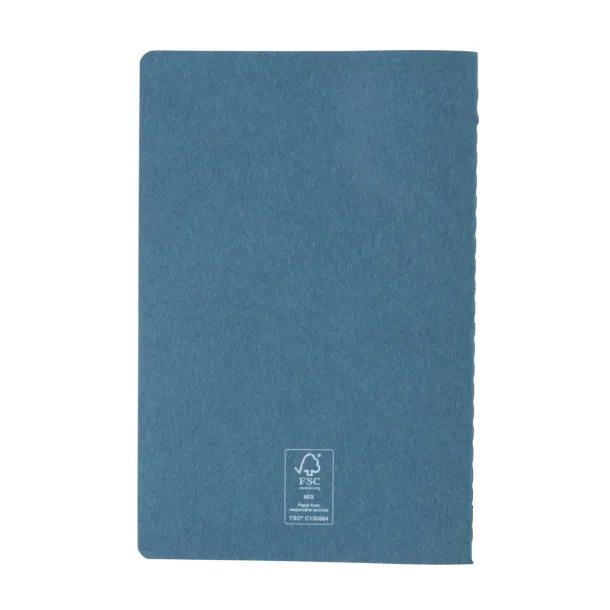  A5 FSC® standard softcover notebook - XD Collection Blue 