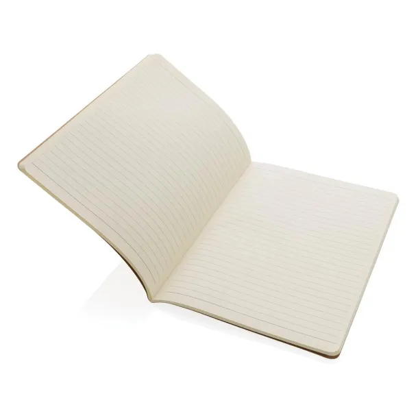  A5 FSC® standard softcover notebook - XD Collection Brown 