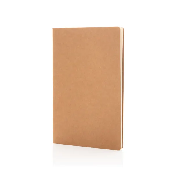  A5 FSC® standard softcover notebook - XD Collection Brown 