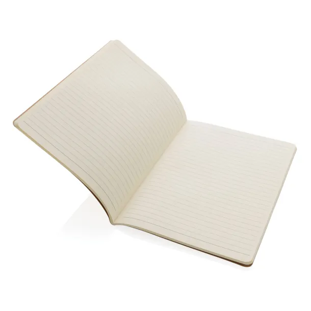  A5 FSC® standard softcover notebook - XD Collection Brown 