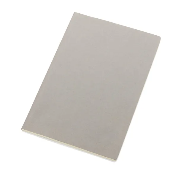  A5 FSC® standard softcover notebook - XD Collection grey 