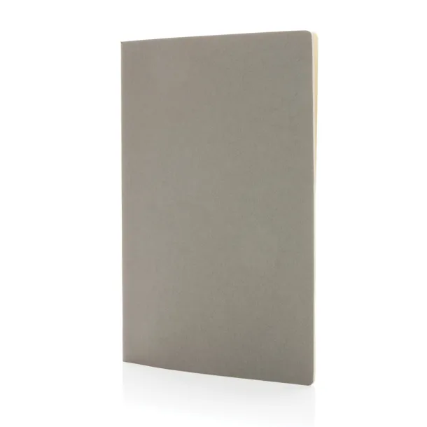  A5 FSC® standard softcover notebook - XD Collection grey 