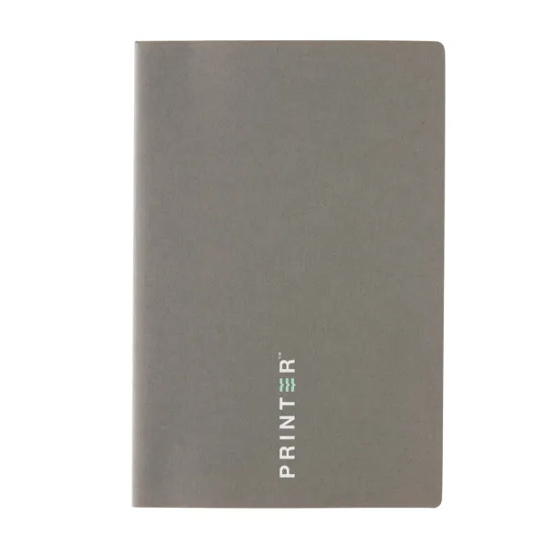  A5 FSC® standard softcover notebook - XD Collection grey 