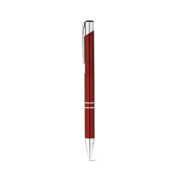 Den Recycled aluminum ballpoint pen Burgundy