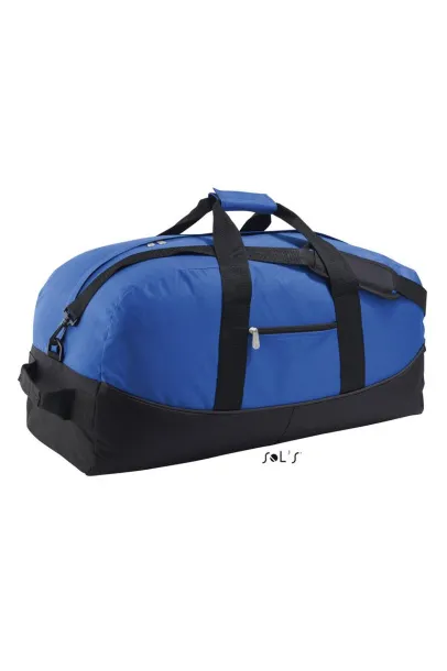 SOL'S STADIUM 72 TWO COLOUR 600D POLYESTER TRAVEL/SPORTS BAG - SOL'S Royal blue