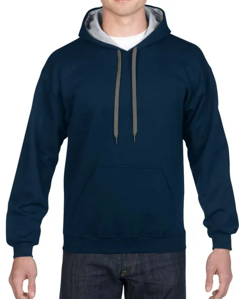 HEAVY BLEND™ Muška hoodica - Gildan Mornarsko plava Sport Grey
