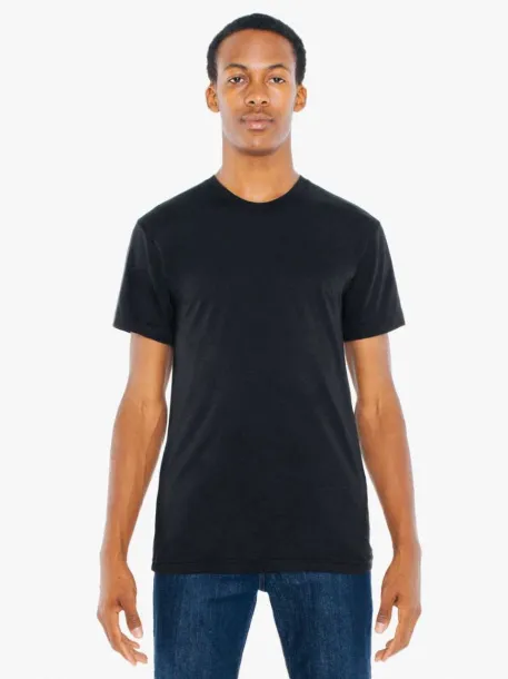  Unisex polipamučna majica kratkih rukava - 125 g/m² - American Apparel Crna