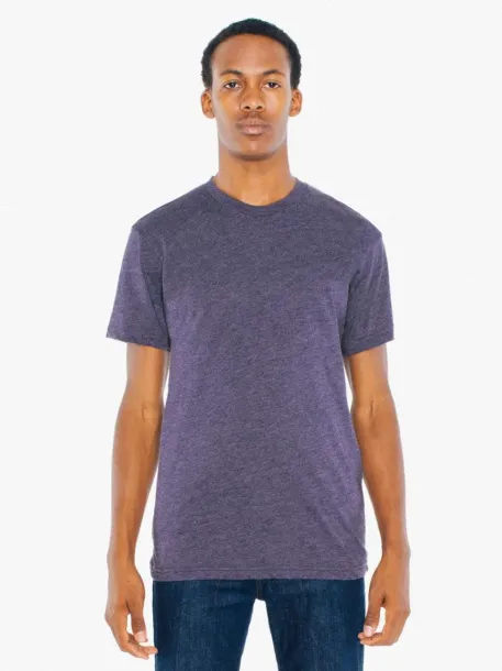  Unisex polipamučna majica kratkih rukava - 125 g/m² - American Apparel Heather Imperial Purple