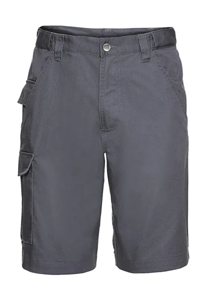  Twill Workwear Shorts - Russell  Convoy Grey