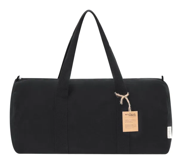 Jarrow recycled cotton sports bag Black