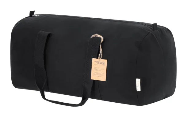 Jarrow recycled cotton sports bag Black