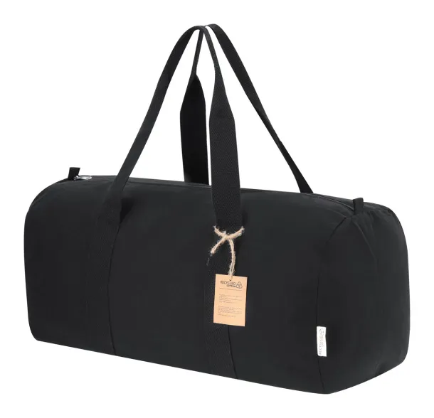 Jarrow recycled cotton sports bag Black