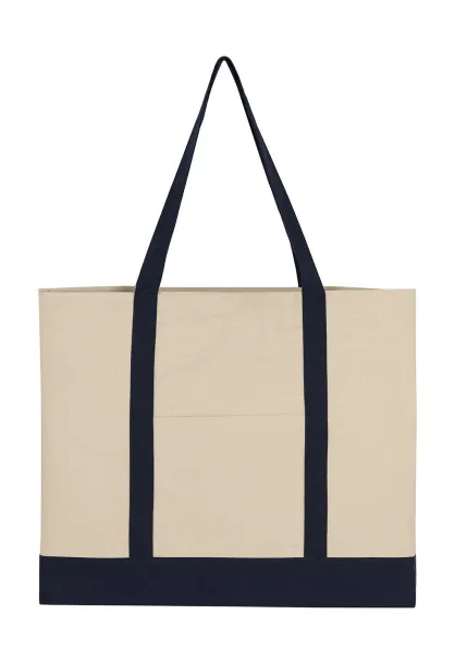  Canvas Shopping Bag, 340 g/m² - SG Accessories - BAGS (Ex JASSZ Bags) Natural Navy