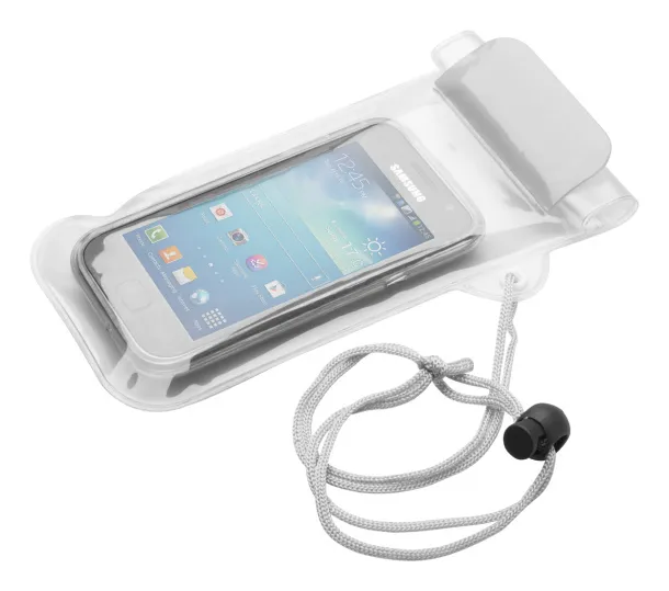 Waterpro waterproof mobile case White Transparent