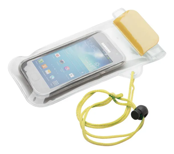 Wapro waterproof mobile case Yellow Transparent