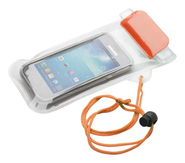 Wapro waterproof mobile case Orange Transparent