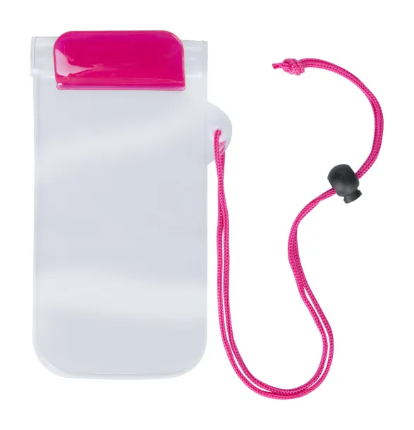 Wapro waterproof mobile case Pink Transparent