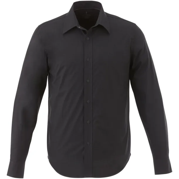 Hamell long sleeve shirt - Elevate Life Solid black