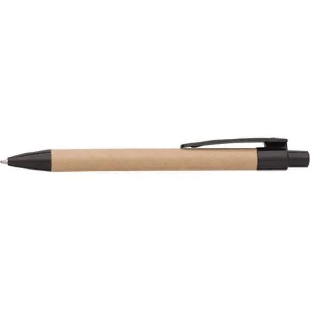  Cardboard and wheat straw ball pen black