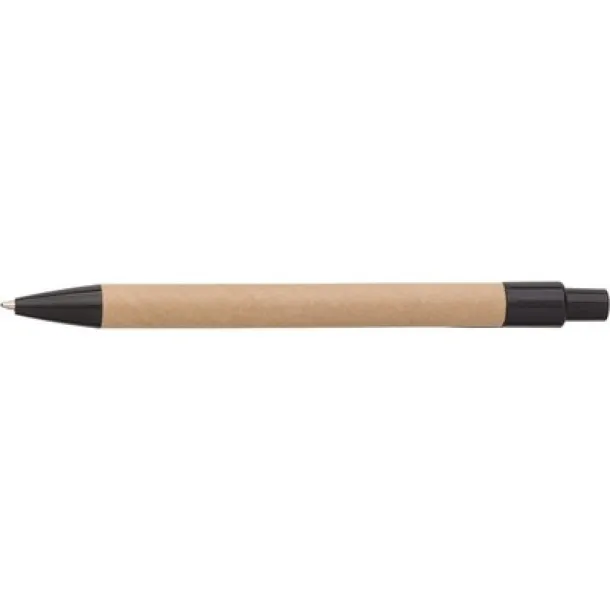  Cardboard and wheat straw ball pen black