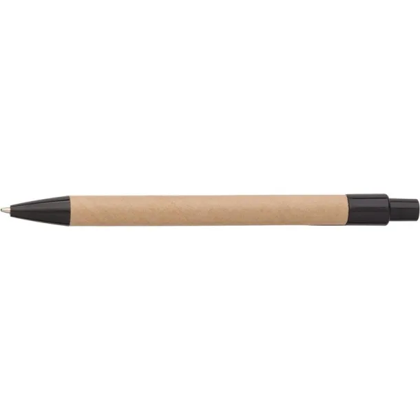  Cardboard and wheat straw ball pen black